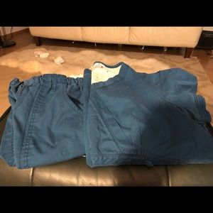 Koi scrub top and bottom